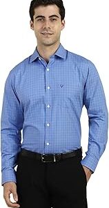 Men's Cotton Classic Fit Checkered Formal Shirt