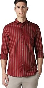 Men's Cotton Striped Slim Fit Shirt