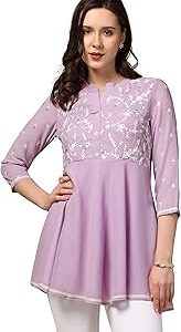 Women?s Georgette Embroidered Top