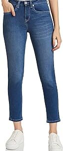 Women's Mid Waist Slim Fit Jeans| Stretchable