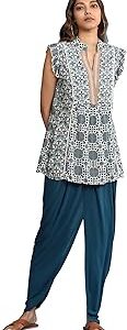 Teal Dhoti Pants