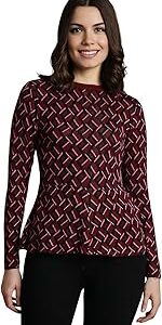 Women's 100% Polyester Regular Fit Blouse