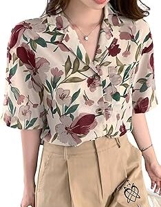 Floral Regular Fit Jeans Korean Trendi Western Tops for Women Stylish
