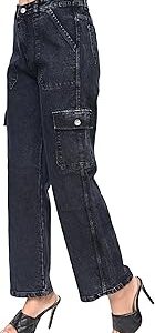 6 Pocket Cargo Jeans for Women