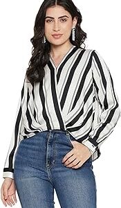 Women Black Lining Top