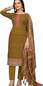 Women's Unstitched Winter Wear Digital Printed Heavy Woolen Pashmina Salwar Suit Dress Material with Printed Shawl Dupatta