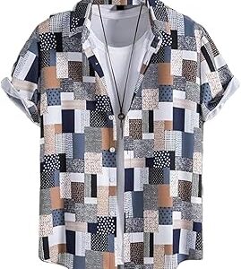 Regular Fit Shirt for Men | Half Sleeve Lycra Shirt | Casual Shirt for Men | Trendy Printed Shirt Design | Lycra Fabric Shirt | Casual Wear for Men