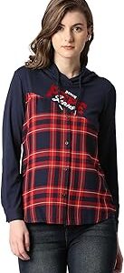 Women's Checkered Loose Fit Shirt