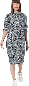 Women's Knee Length Viscose Shift Dress