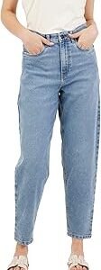 Women's Stretchable Barrel Fit Jeans - High-Rise | Lightweight | Classic 5 Pocket Styling