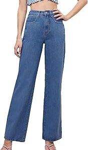 Women’s High-Rise Stretchable Denim Lycra Jeans | Body-Shaping Cotton Blend for a Feminine Look||Jeans||