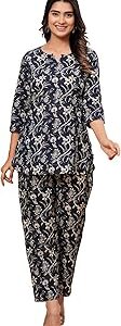 Women's Cotton Relaxed Fit Fit and Flare Suit