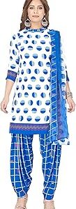 Women's Unstitched Wrinkle Free Crepe Dress Material