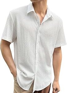 Shirt for Men | Men's Polycotton Shirt | Casual Stylish Shirts | Trendy Regular Fit | Man Formal Shirt |Half Sleeve