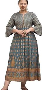 Women Rayon Regular Grey Gown | Formal Wear Plus Size Gown | Plus Size Gown | Ultra Plus Size Gown| Occasion Wear Gown | CH159