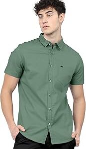Men's 100% Cotton Half Sleeve Shirt