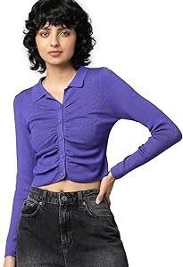 Women's Slim Fit Collar Neck Shirt