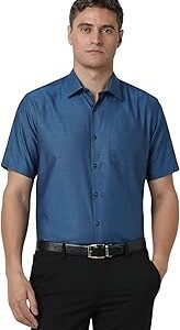 Men's Cotton Plain Regular Fit Formal Shirt