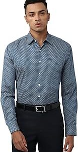 Formal Printed Shirt for Men| Premium Cotton| Full Sleeves| Slim Fit |Breathable Fabric