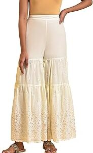 W Pure Cotton Strechable Sharara for Women | Pure Cotton Sharara for Women