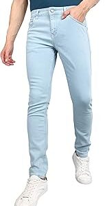 Men's Regular Fit Washed Jeans Stretchable