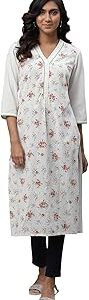 Women's Cotton Regular Fit Casual Kurta