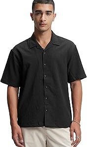 Men's Solid Loose Fit Shirt