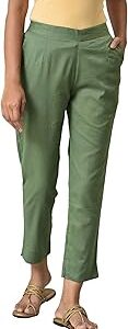 Women's Tapered Fit Mid Rise Trouser