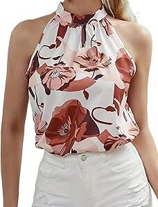 Women's Printed Rayon Shirt Top for Women | Western Shirt for Women Stylish Latest | Office Wear Crop Top Blouse(TO-04)