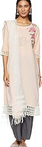 Women's Synthetic Salwar Suit Set