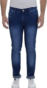 Men's Regular Fit Mid Rise Jeans