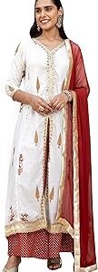 Women's Cotton Kurta Set with Dupatta