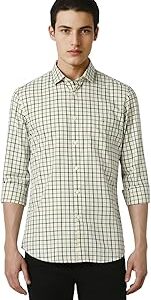 Formal Checkered Casual Shirt for Men| Premium Cotton| Full Sleeves| Slim Fit |Breathable Fabric