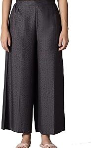 Women's Pleated Parallel Regular Fit Pants