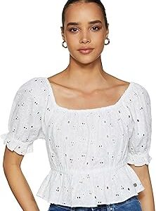 Women's Regular Fit Solid Tops