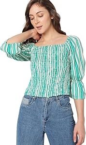 Women's Rayon Blend Slim Fit Top