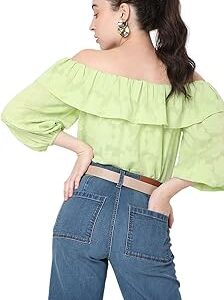 Women's Polyester Oversized Fit Stylised Top