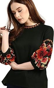 Women's Embroidered Regular Top