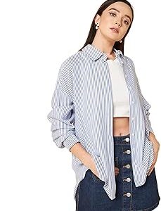 Women's Cotton Oversized Fit Shirt