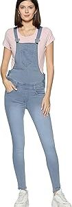 Women's Denim Slim Fit Dungarees