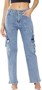 Womens Casual Black Colour Solid Denim Jeans