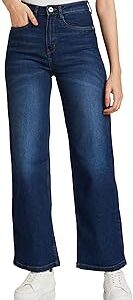 Women's High Waist Wide Leg Jeans | Full Length