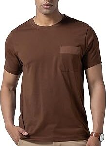Regular Fit Cotton Blend Tshirt Half Sleeve Crew Neck Comfortable Casual Lightweight Premium Vortex Elemental Breeeze Tshirts for Men Pack of 1