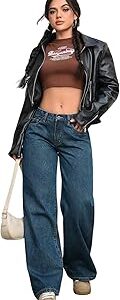 Jeans for Women || Straight Fit Jeans for Women High Waist || Loose Jeans for Women Stylish || Plus Size Jeans for Women || Boyfriend Jeans for Women || Stretchable Jeans for Women(B0DTK8L7P3)