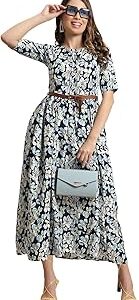 Women Gown Dress|Stylish Western Gown with Rustic Charm
