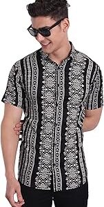 Slim Fit Cotton Casual Printed Shirt for Men