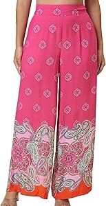 Women Pink Wide Leg Palazzo
