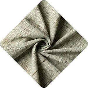 Unstitched Cotton Fabric for Men and Women - Light Weight Trending Self Pattern Khadi Cotton Fabric Material