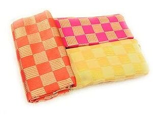 Cottons Unstitched Saree Blouse Fabric (Multicolor, Free Size) - Pack of 3, 1m Each -H1