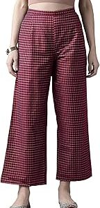Pink Cotton Plazzo